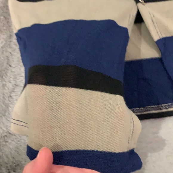 Striped Shirt with Button Down Back - Picture 3 of 4